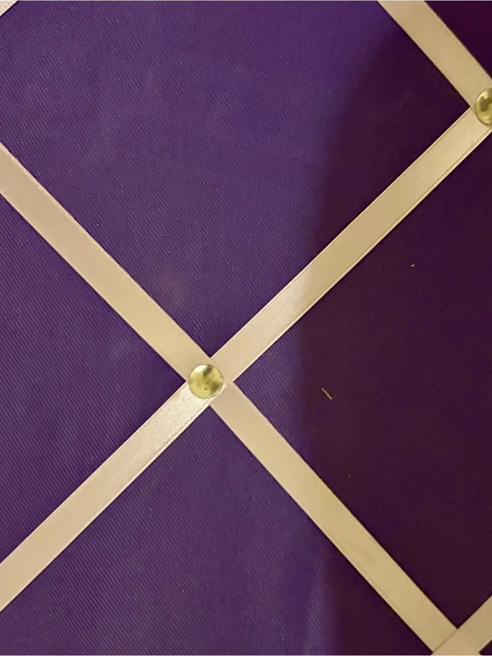Hobby Lobby Purple and Pale Pink Ribbon Memo Board